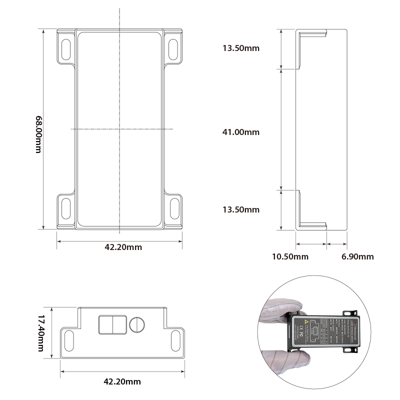 Industrial Laser Distance Sensor - Nieuwe LDL-P4 TTL Output Laser Afstandsmeting