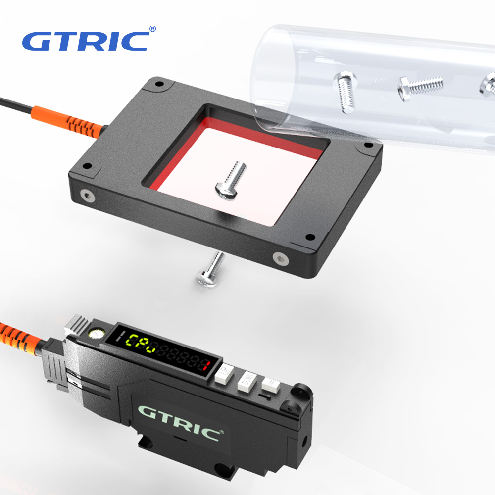Industrial Laser Distance Sensor - GTRIC Glasvezelsensor Raamtype 12-24V DC 20*20mm