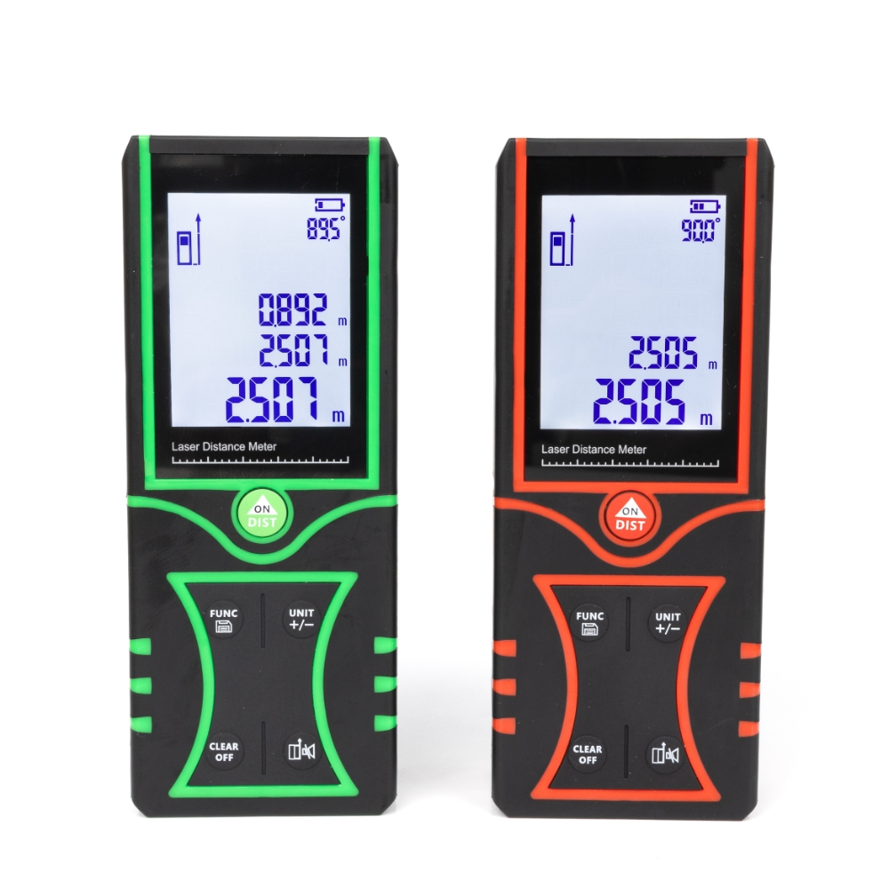Industrial Laser Tape Measure - Industriële rode laser-afstandmeter Model GS-16, 120m,