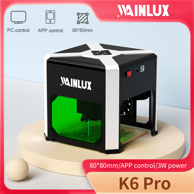 Industrial Laser Removal - Wainlux Lasergraveerder K6 Mark Printer Cutter
