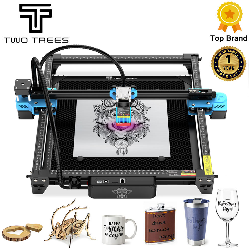 Industrial Laser Etching Machine - TwoTrees TTS-55 Pro lasergraveerder met wifi