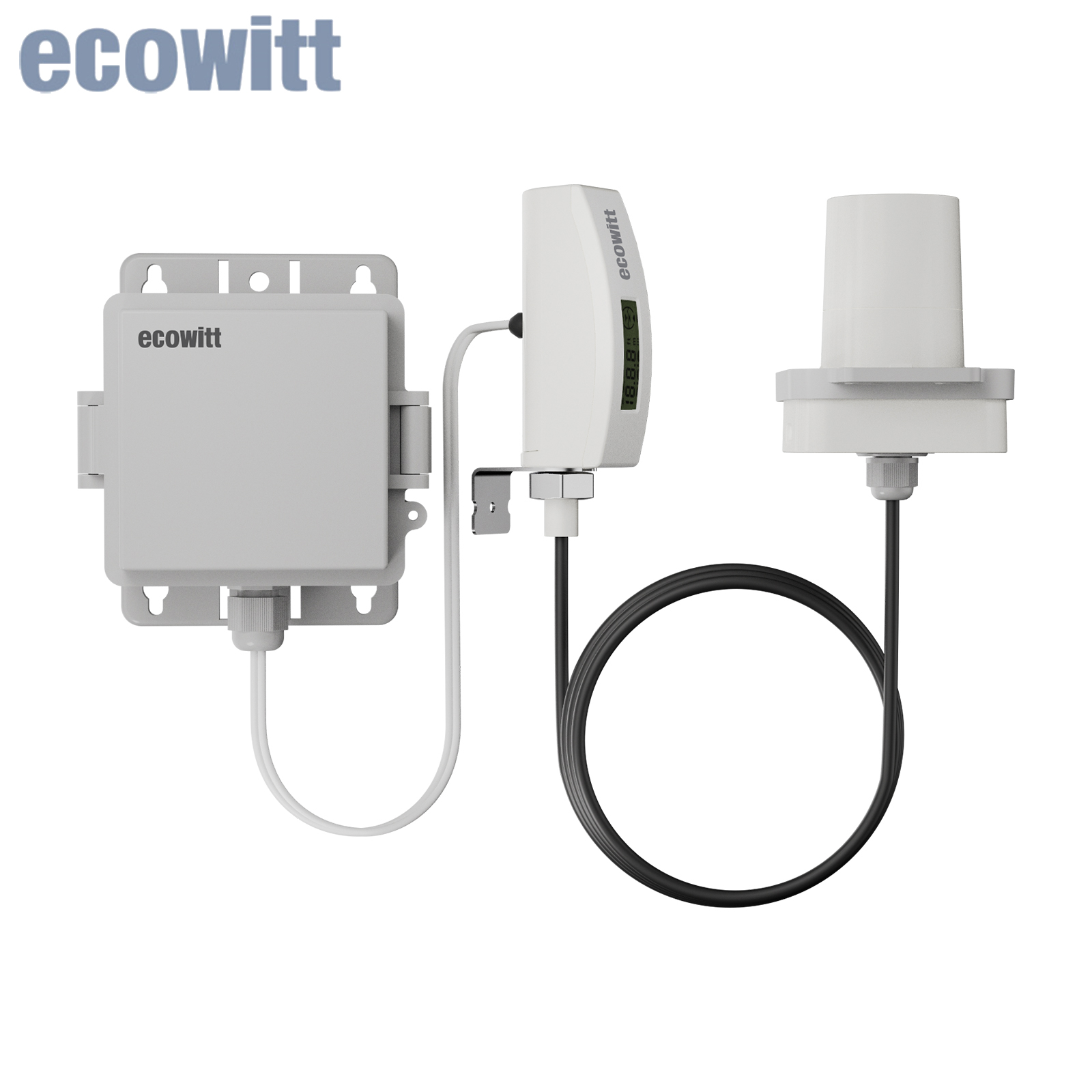 Industrial Laser Alignment Tool - Ecowitt LDS01 laserafstandssensor, laserafstandsmeter voor watertankniveaus