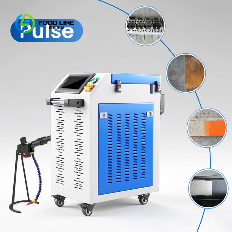 Industrial Laser Removal Machine - Aangepaste laserreinigingsmachine 100W olie- en roestverwijdering