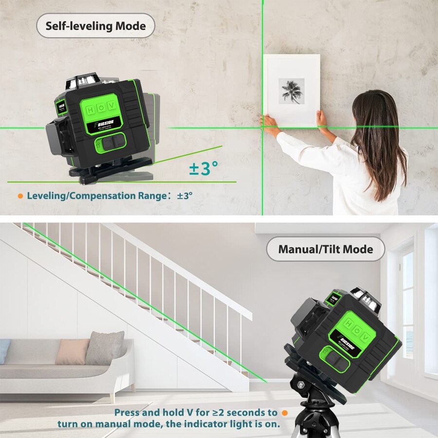 FEIDSIDE 16/12-lijns groene la - Industrial Laser Alignment Tool recensie en prijs