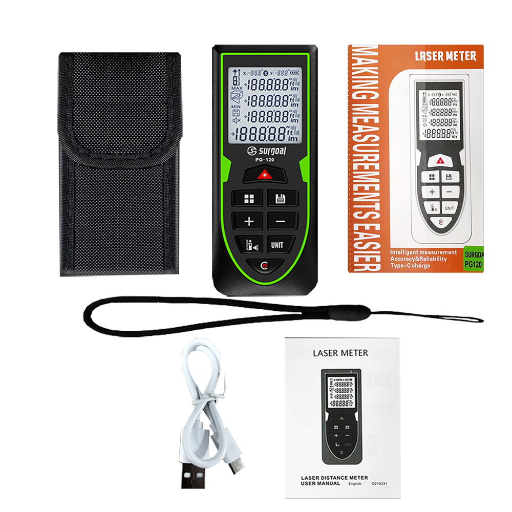 Groene Laser Afstandsmeter 120 - Industrial Laser Tape Measure recensie en prijs