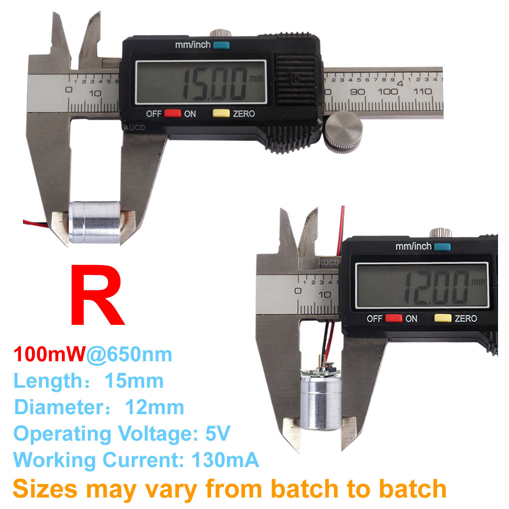 Φ12x15mm DC 5V Rood-100mW Groe - Industrial Laser Alignment Tool recensie en prijs