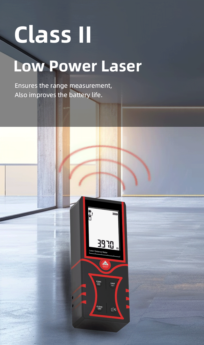 Industriële rode laser-afstand - Industrial Laser Tape Measure recensie en prijs