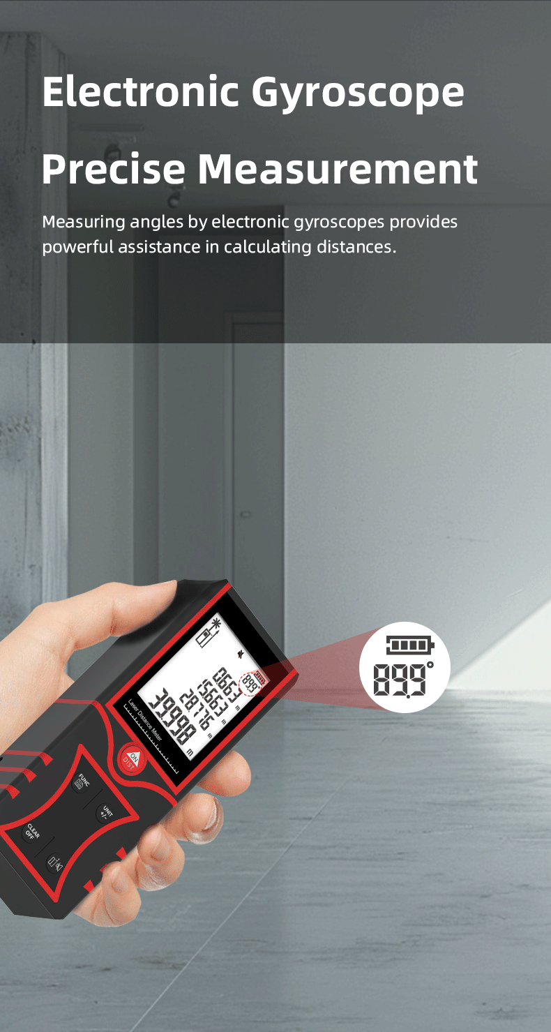Industriële rode laser-afstand - Industrial Laser Tape Measure recensie en prijs