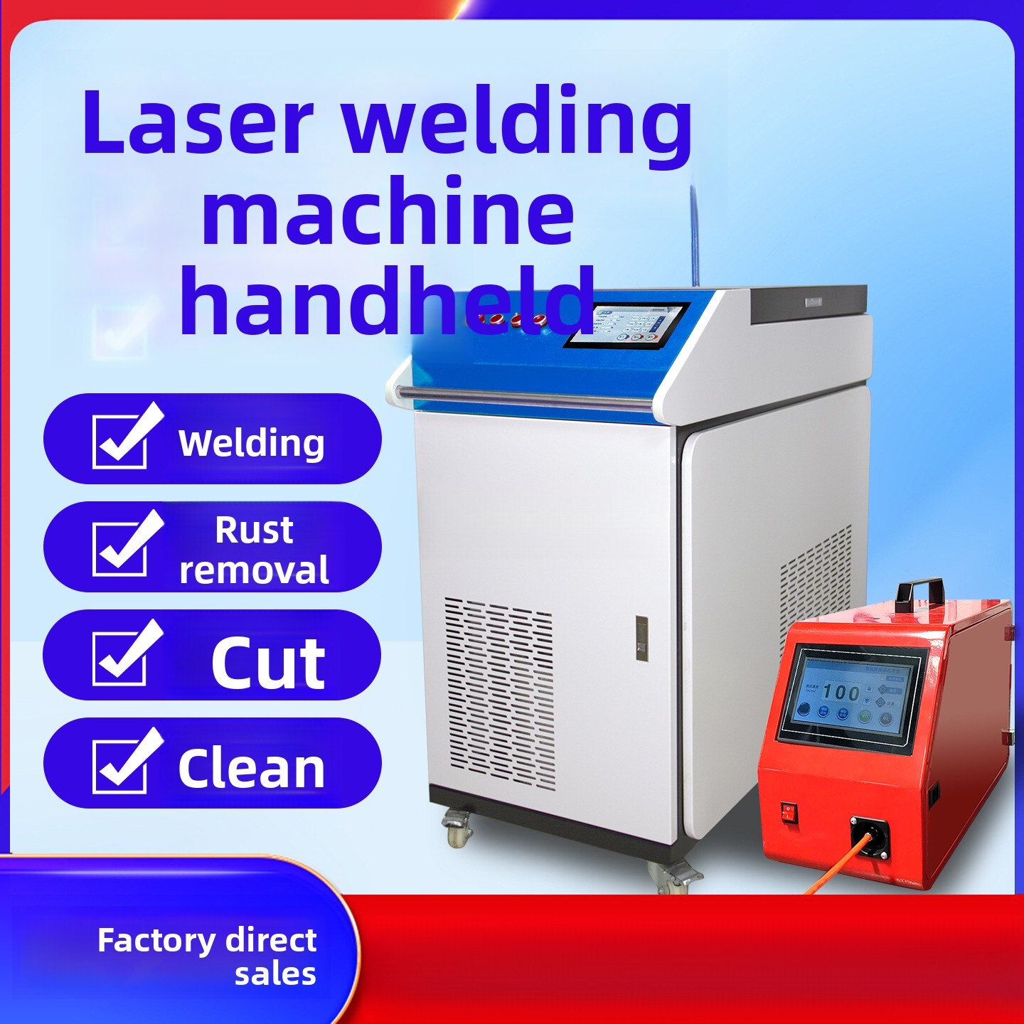 Handheld industriële volautoma - Industrial Laser Removal Machine recensie en prijs