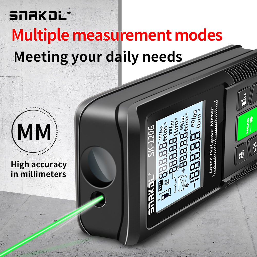 Snakol Laserafstandsmeter 40m  - Industrial Laser Tape Measure recensie en prijs