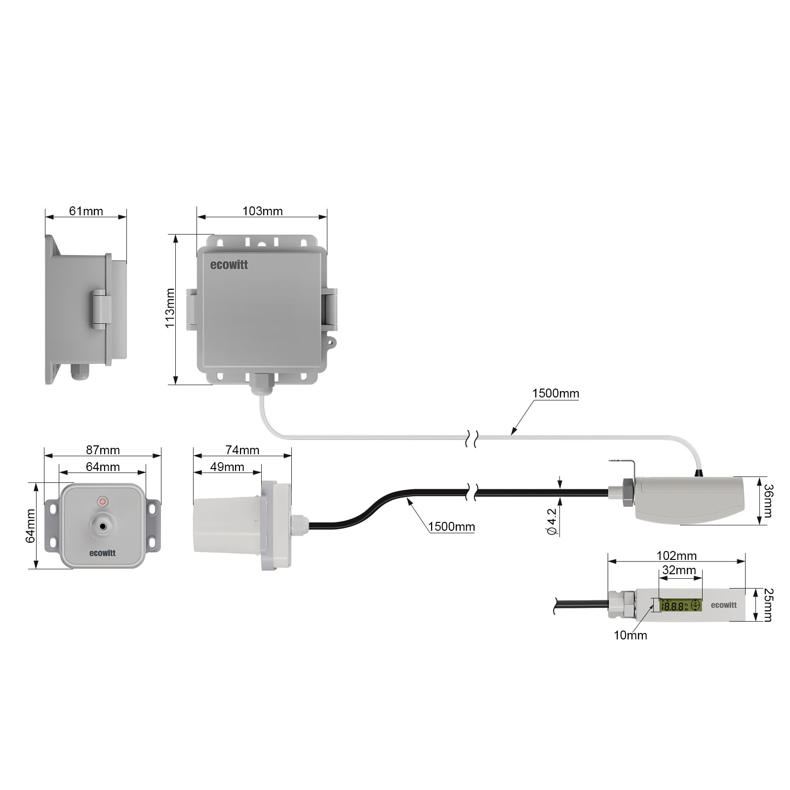 Ecowitt LDS01 laserafstandssen - Industrial Laser Alignment Tool recensie en prijs