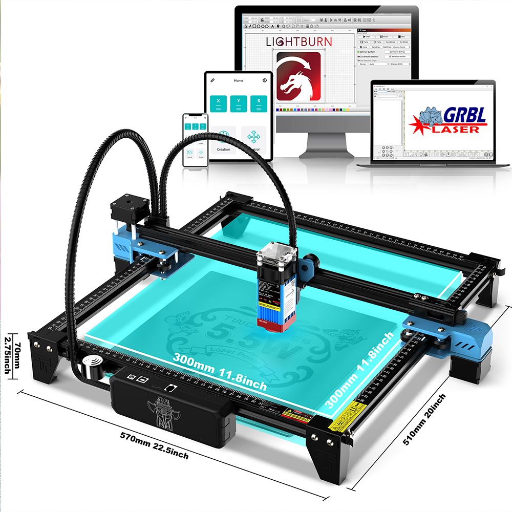 TwoTrees TTS-55Pro Beginner La - Industrial Laser Etching Machine recensie en prijs