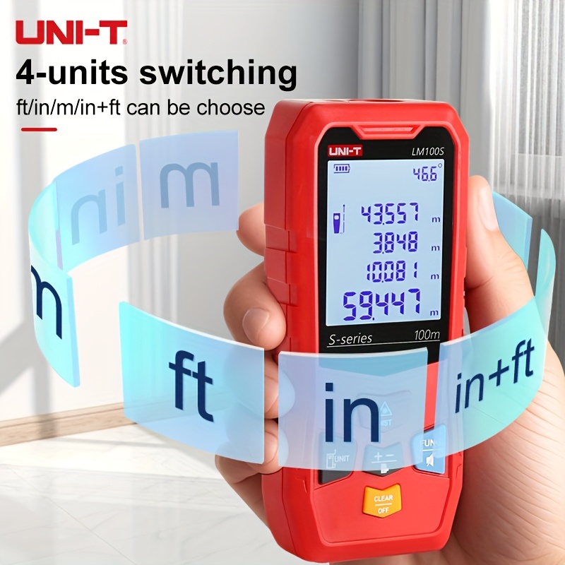 UNIT Laser-afstandsmeter LM40S - Industrial Laser Tape Measure recensie en prijs