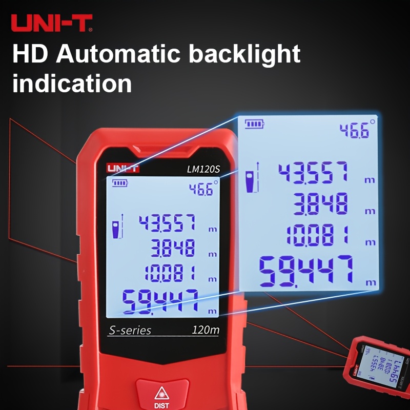 UNIT Laser-afstandsmeter LM40S - Industrial Laser Tape Measure recensie en prijs