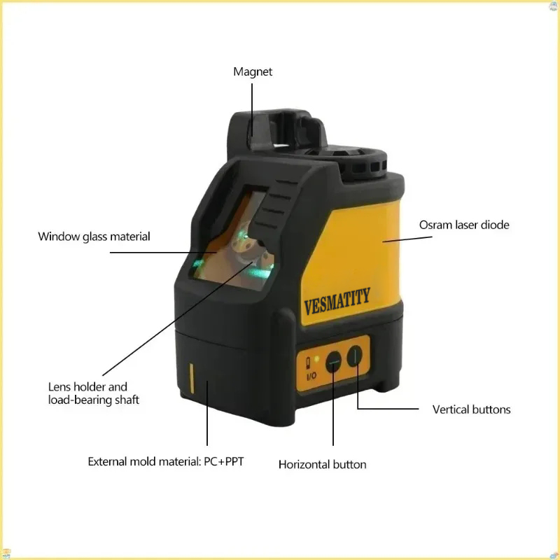 Professioneel groen lasernivea - Industrial Laser Alignment Tool recensie en prijs